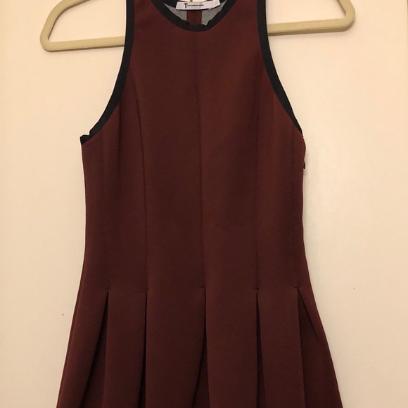 T Alexander Wang Burgundy dress size XS - Picture 4 of 7